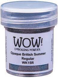 WOW! Embossing Powder Regular OPAQUE BRITISH SUMMER WK15R