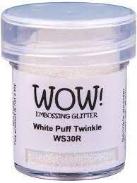 WOW! Embossing Powder WHITE PUFF TWINKLE WS30R