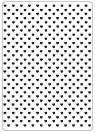 Crafts Too C6 Embossing Folder HEARTS