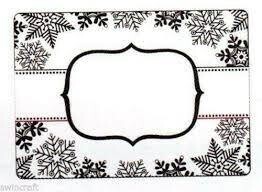 Crafts Too Embossing Folder SNOWFLAKE BANNER 5 X 7