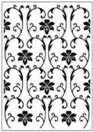 Crafts Too Embossing Folder VINTAGE FLOWERS