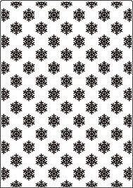 Crafts Too A4 Embossing Folder SNOWFLAKES CTA4014