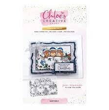 Chloe&#39;s Creative Acrylic Stamp Set BABY OWLS