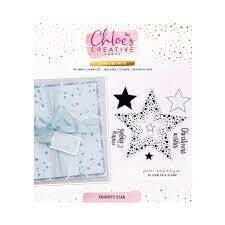Chloe&#39;s Creative Acrylic Stamp Set CONFETTI STAR