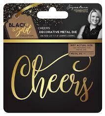 Sara Signature BLACK &amp; GOLD CHEERS