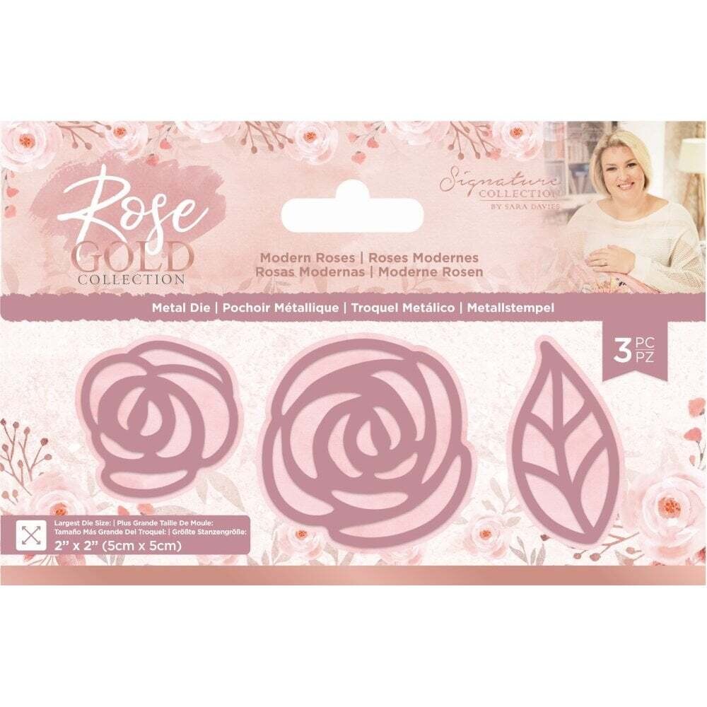 Sara Signature Rose Gold MODERN ROSES die