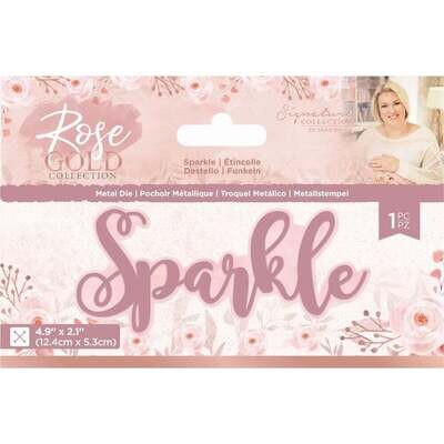 Sara Signature Rose Gold Die SPARKLE