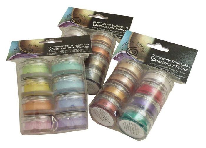 Cosmic Shimmer Sparkle Watercolour Paint set - BRIGHTS