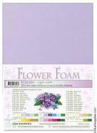 Leane Creatief Flower Foam Set 25.4261 Large Pack LIGHT VIOLET