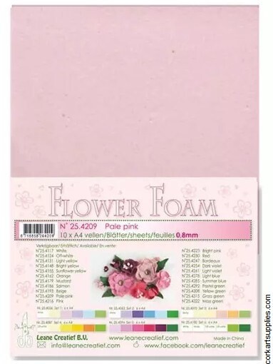 Leane Creatief Flower Foam Set 25.4209 Large Pack PALE PINK