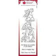 Woodwar Acrylic Stamp MAGICAL MUSHROOMS