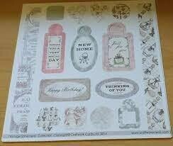 Craftwork Cards Die Cuts  - VINTAGE EPHEMERA 2