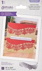 Crafters Companion Gemini Edge&#39;Ables Die TRADITIONAL TREES