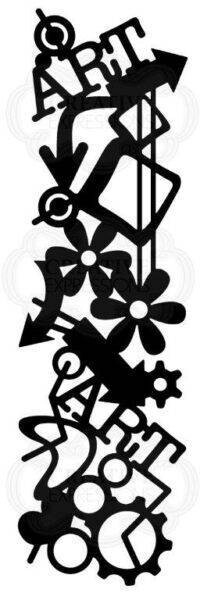 WoodWare Stencil GRAFFITI MESH