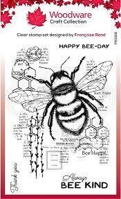 Woodware  Stamp Set BEE KIND