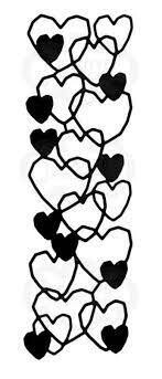 WoodWare Stencil Heart Mesh