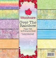 WOODWARE Paper Pad OVER THE RAINBOW