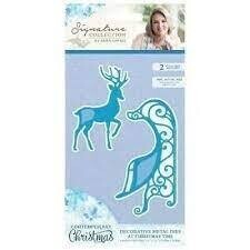 Signature By Sara Contemporary Christmas Die Set CHRISTMAS TIME **CLEARENCE**