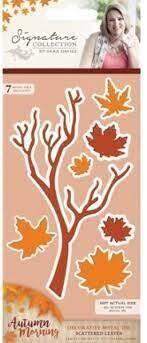 Signature By Sara Autumn Morning Die Set SCATTERED LEAVES **HALF PRICE**