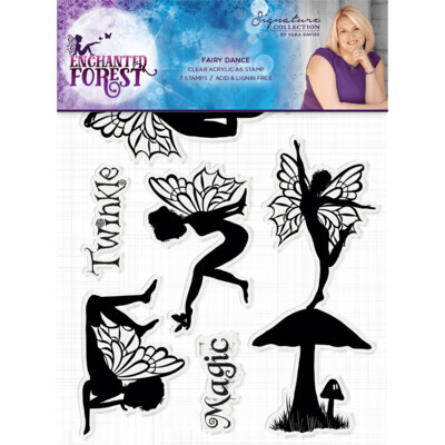Signature By Sara Enchanted Forest Acrylic Stamps FAIRY DANCE