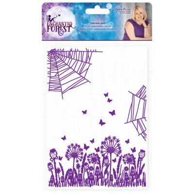 Signature By Sara Enchanted Forest Embossing Folder DREAMLAND