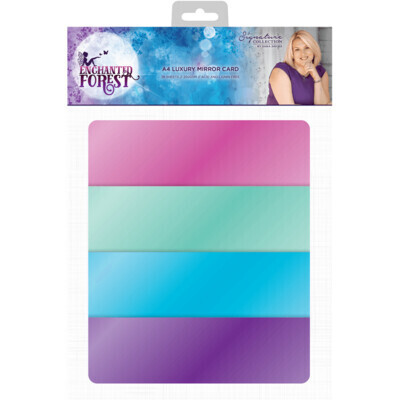 Signature By Sara Enchanted Forest A4 LUXURY MIRROR CARD