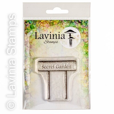 Lavinia Acrylic Stamp LAV746-Secret-Garden-Sign