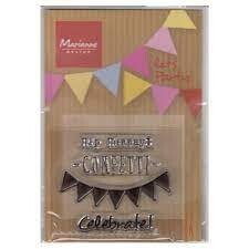 Marianne Design Acrylic Stamp Set LET&#39;S PARTY
