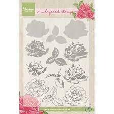 Marianne Design Acrylic Stamp Set ROSES