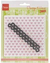Marianne Design Embossing Folder &amp; Die HEARTS