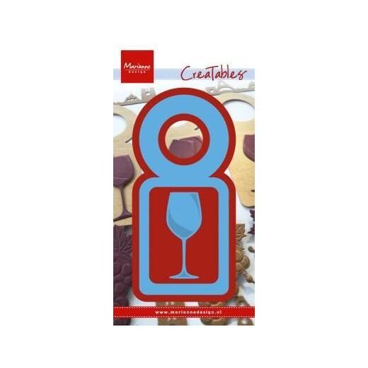 Marianne Design Creatables Die Set LR0367 BOTTLE TAG
