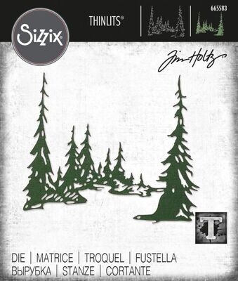 Sizzix TALL PINES Thinlits Tim Holtz 665583