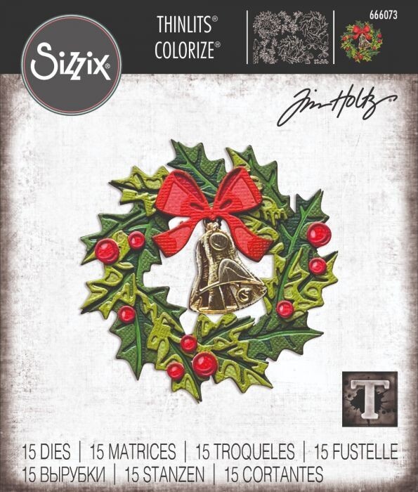 Sizzix Thinlits 666073 Tim Holtz YULETIDE Colourize