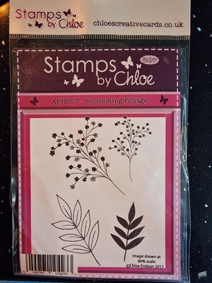 Stamps by Chloe APR007 BLOSSOMING FOLIAGE **REDUCED**