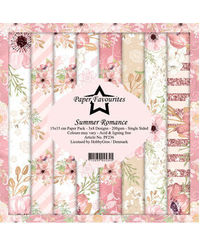 Paper Favourites 6&quot;x6&quot; Paper Pad SUMMER ROMANCE
