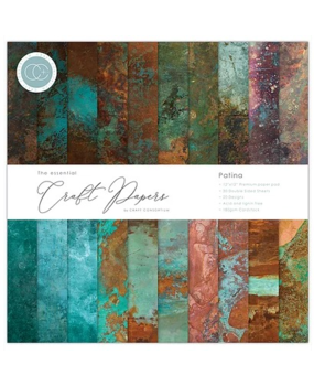 Craft Consortium 12&quot; x 12&quot; Premium Paper Pad PATINA