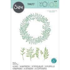 Sizzix Thinlits Die Set 665287 WILD LEAVES WREATH