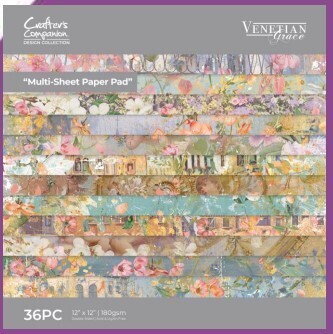 Crafter&#39;s Companion Venetian Grace 6&quot; x 6&quot; Paper Pad