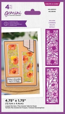 Crafter&#39;s Companion - Gemini Create A Card dies - Floral Panels - HELLEBORUS