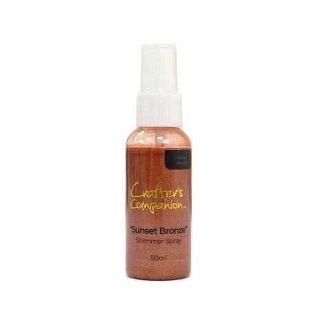 Crafter&#39;s Companion Shimmer Sprays 50ml SUNSET BRONZE