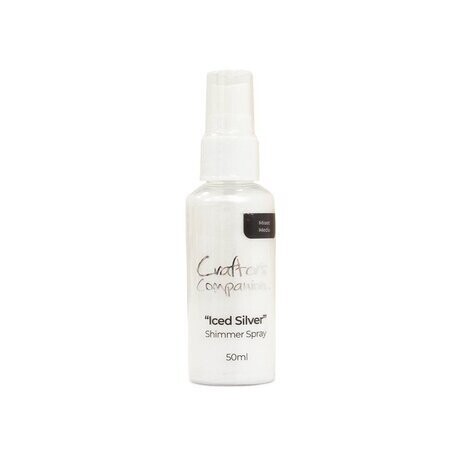 Crafter&#39;s Companion Shimmer Sprays 50ml ICED SILVER