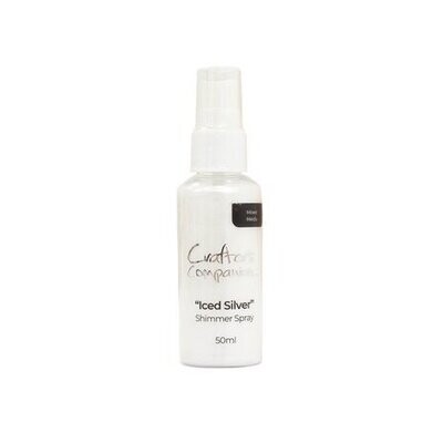 Crafter&#39;s Companion Shimmer Sprays 50ml ICED SILVER