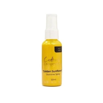 Crafter&#39;s Companion Shimmer Sprays 50ml GOLDEN SUNFLOWER