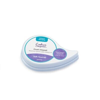 Crafter&#39;s Companion Duet Inkpad SOFT HEATHER