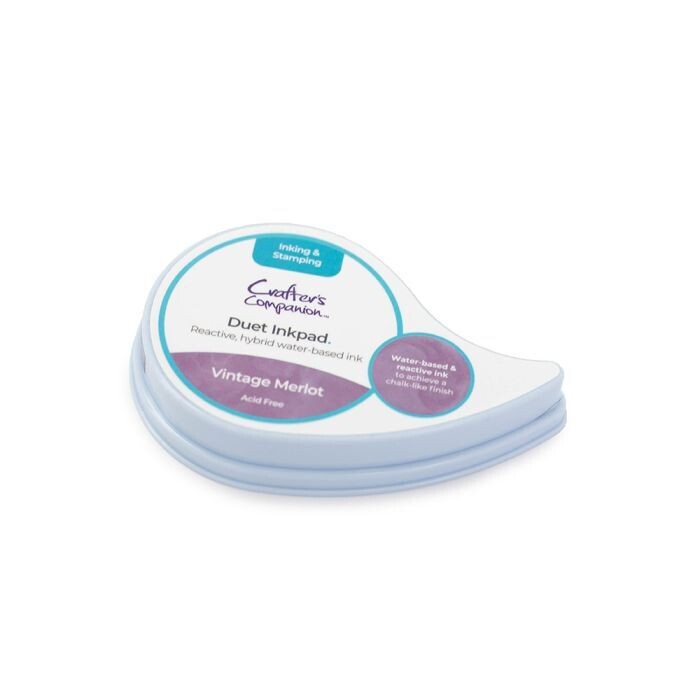 Crafter&#39;s Companion Duet Inkpad VINTAGE MERLOT
