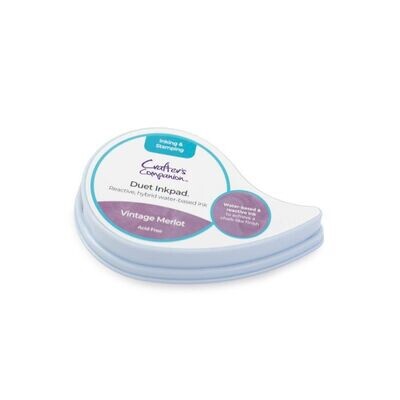 Crafter&#39;s Companion Duet Inkpad VINTAGE MERLOT