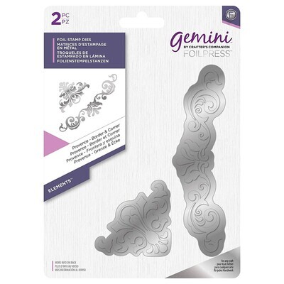 GEMINI Foil Stamp &#39;N Cut - PROVENCE Border &amp; Corner **Reduced**