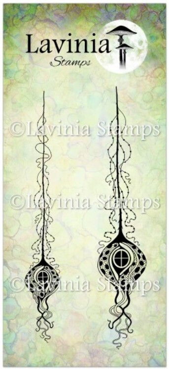 Lavinia Acrylic Stamps TREE HANGING PODS LAV761