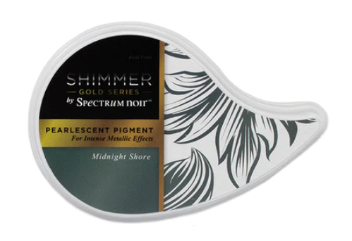 Spectrum Noir SHIMMER Pearl Pigment Ink Pad MIDNIGHT SHORE