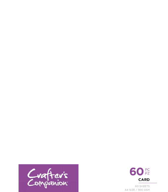 Crafter&#39;s Companion A4 Multi Purpose Card WHITE
